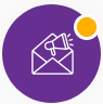 email marketing icon cirle